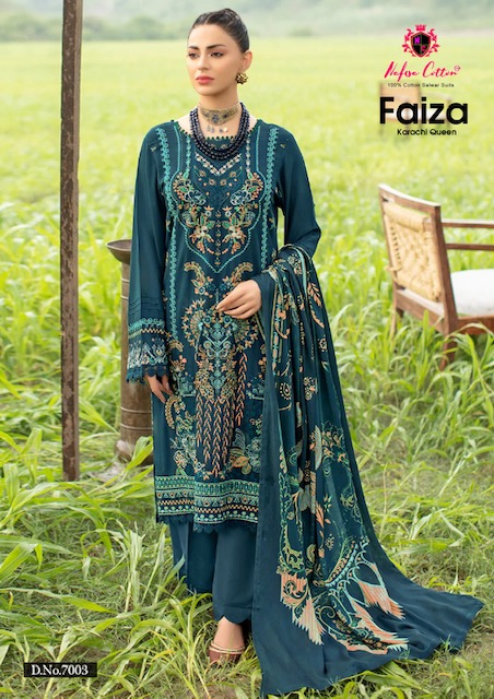 Nafisa Fiza Karachi Vol-7Cotton Designer Exclusive Dress Material
